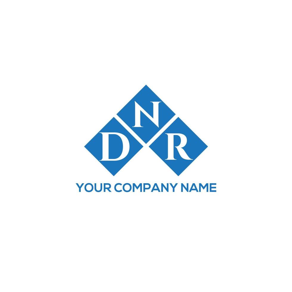 dnr creatieve initialen brief logo concept. dnr brief design.dnr brief logo ontwerp op witte achtergrond. dnr creatieve initialen brief logo concept. dnr brief ontwerp. vector