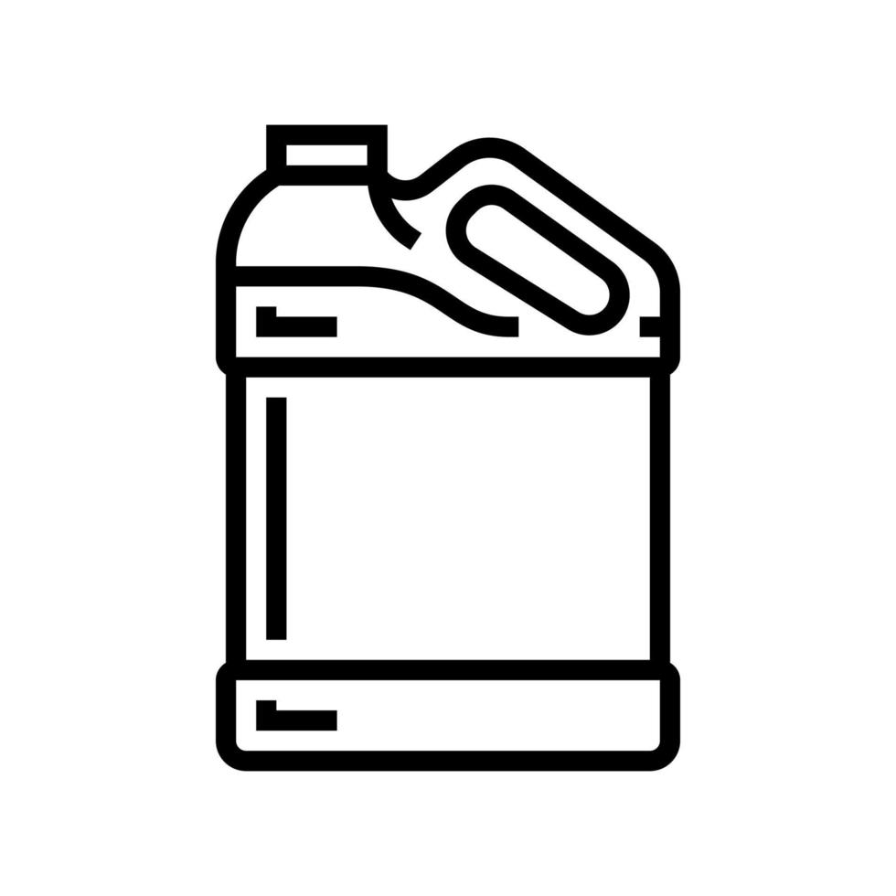 bus plastic lijn pictogram vectorillustratie vector