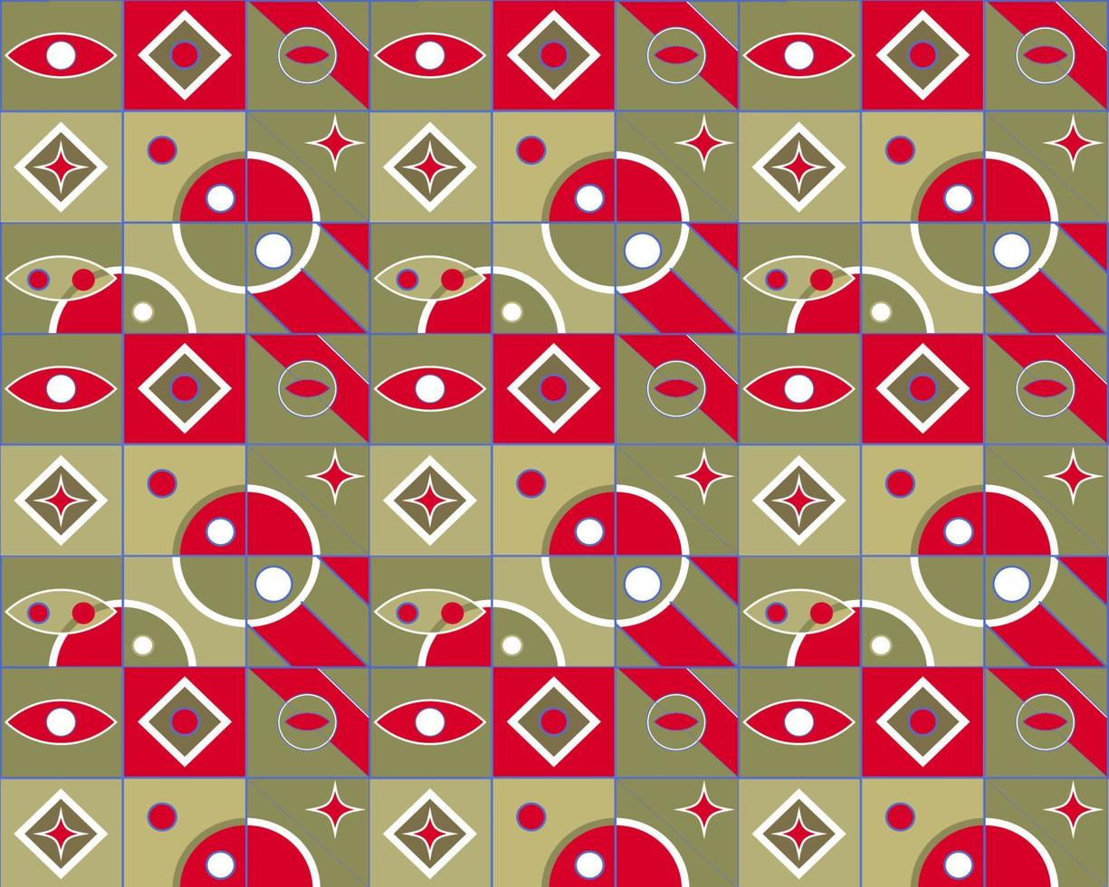 abstract geometrisch patroon. met kleur. geschikt voor gebruik op de achtergrond vector