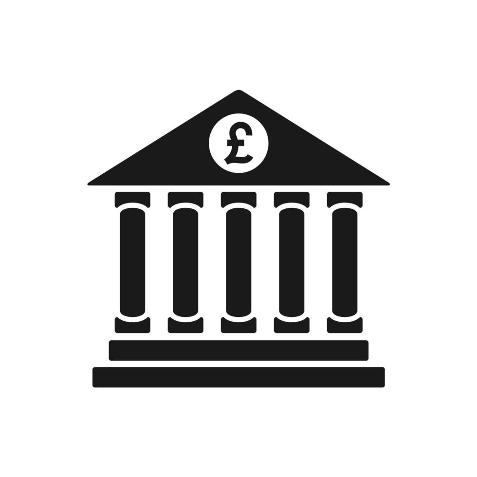 bank illustratie vector logo sjabloon