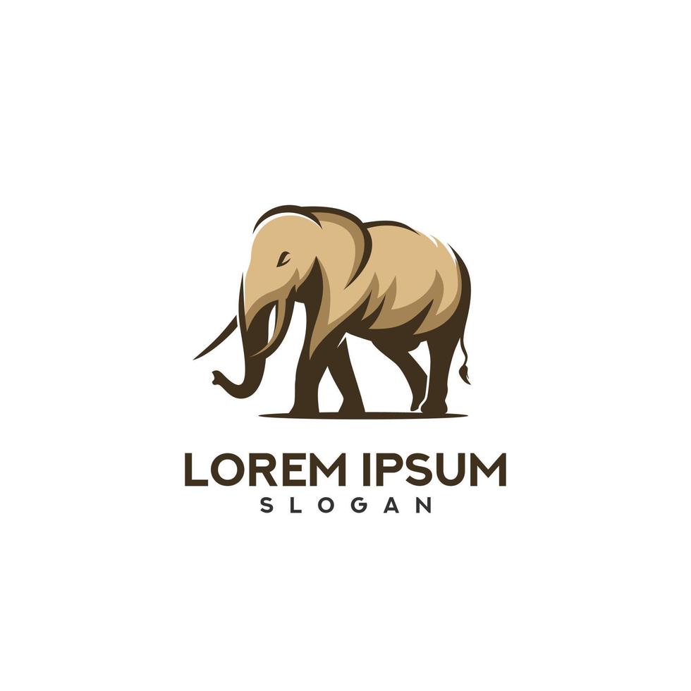 olifant logo sjabloon vectorillustratie vector