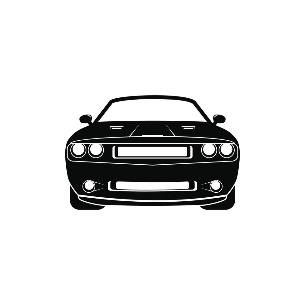 auto silhouet logo sjabloon vector