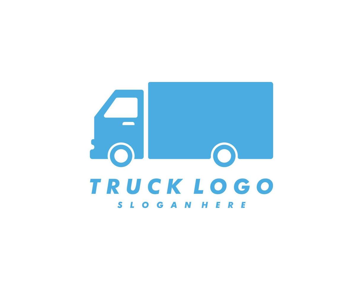 pictogram vrachtwagen silhouet symbool logo sjabloon vector