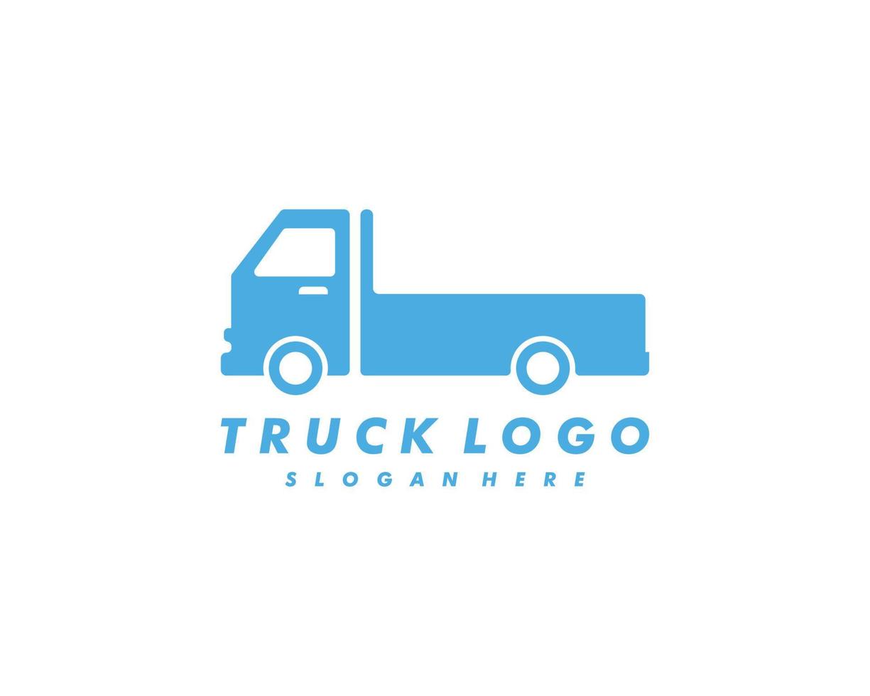 pictogram vrachtwagen silhouet symbool logo sjabloon vector