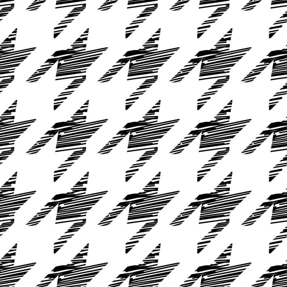grunge houndstooth eindeloos behang. abstracte tweed check geruite naadloze patroon. eenvoudige geometrische tartan print. vector