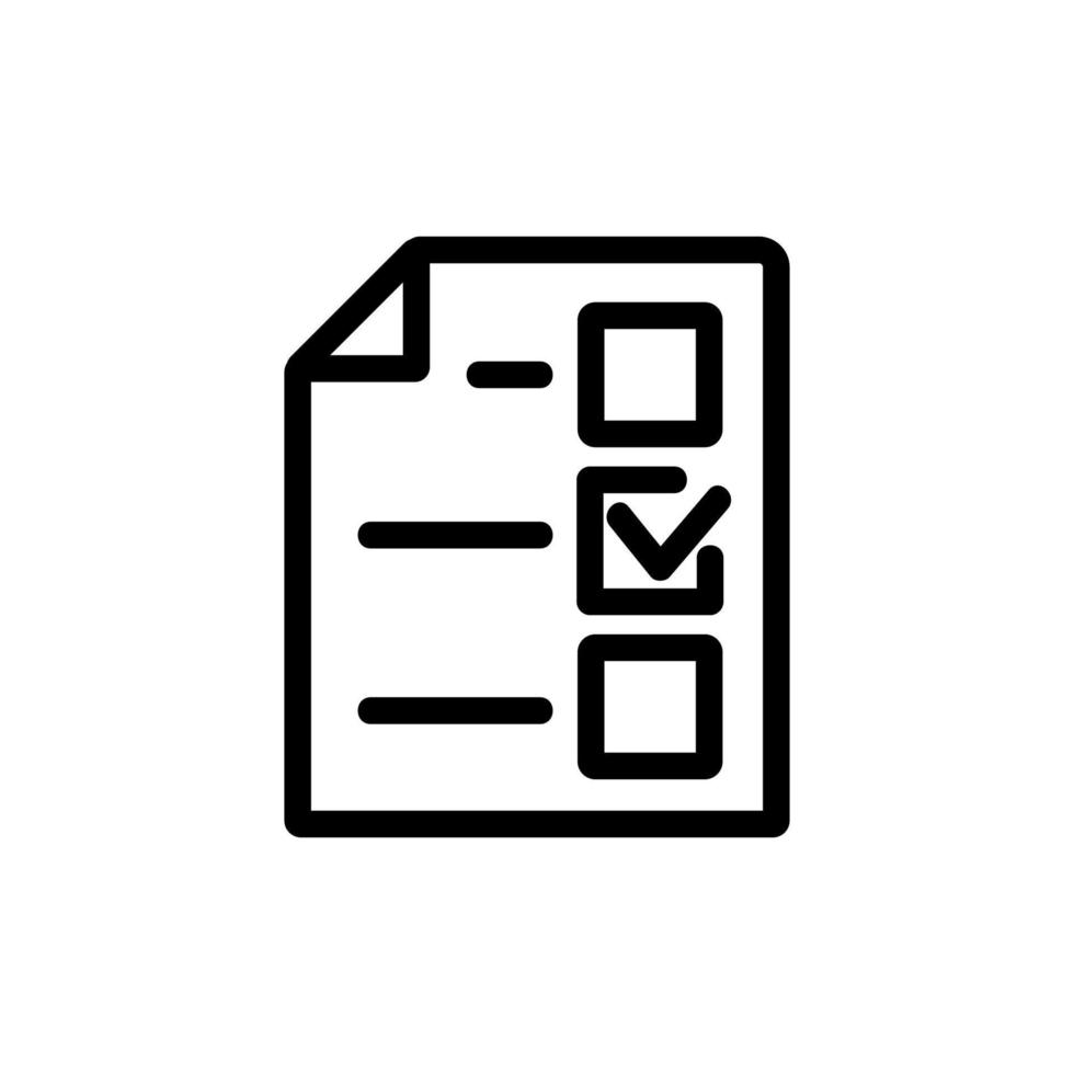 geheime stemming pictogram vector. geïsoleerde contour symbool illustratie vector