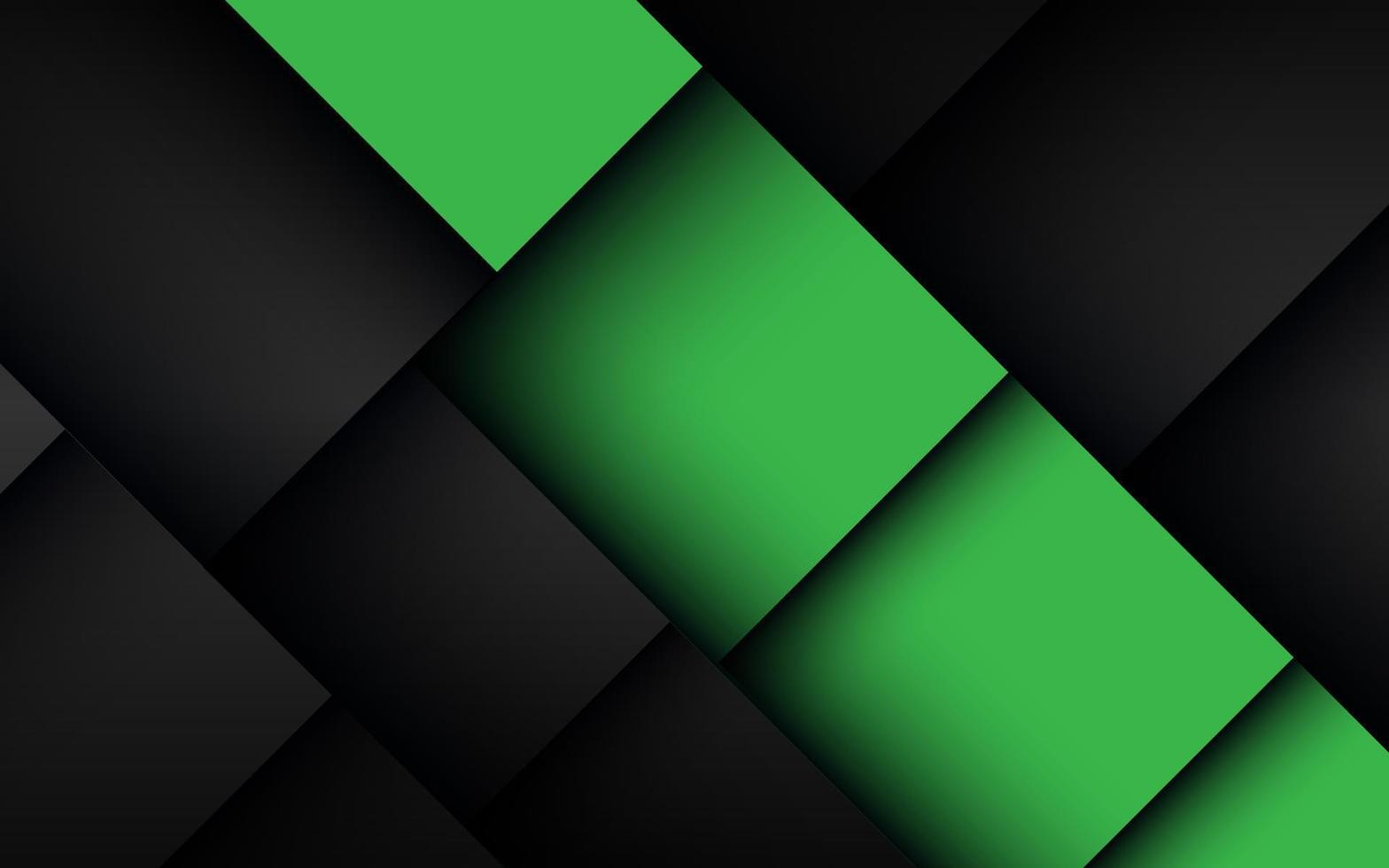 abstracte groene donkergrijze driehoek schaduw lijn geometrische met lege ruimte ontwerp achtergrond. eps10 vector
