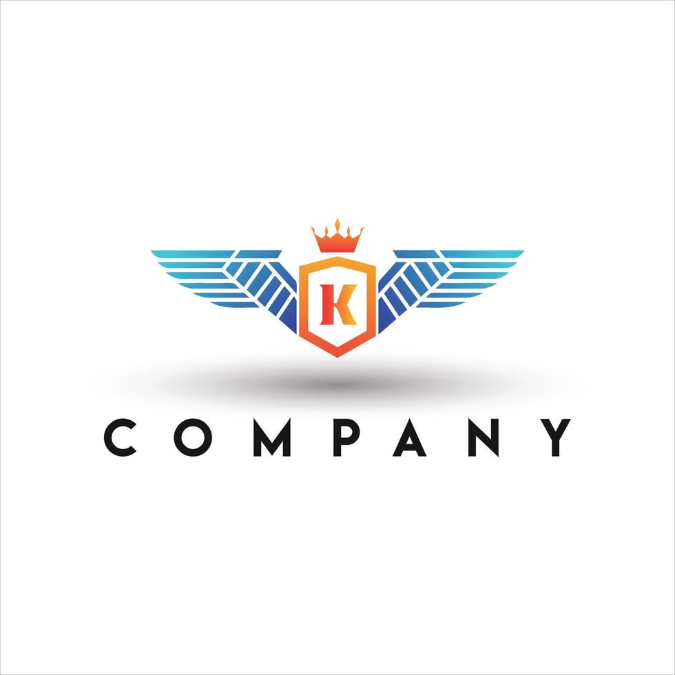 race koning logo. k letter logo vector