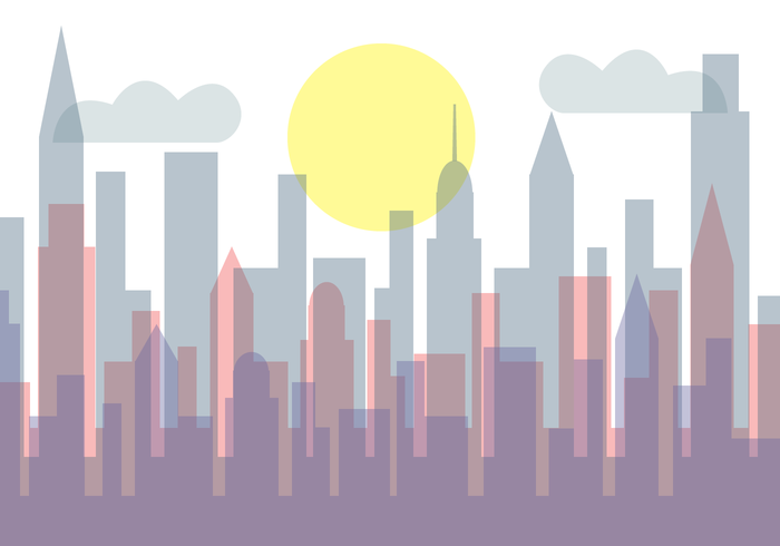 Gratis Cityscape Vector