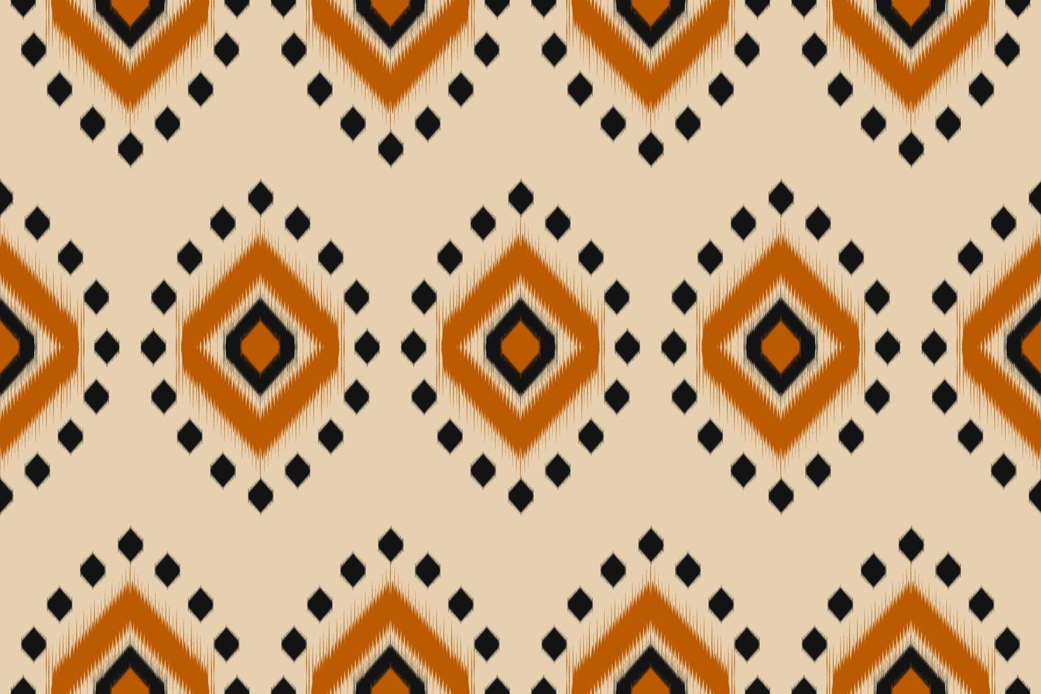 ikat etnische naadloze patroon traditioneel. ontwerp voor achtergrond, behang, vectorillustratie, textiel, stof, kleding, batik, tapijt, borduurwerk. vector