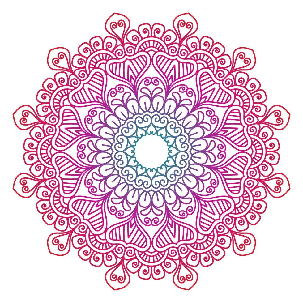 mandala-ontwerp voor kleurboeken. vintage mandala decoratieve ronde ornamenten. vector