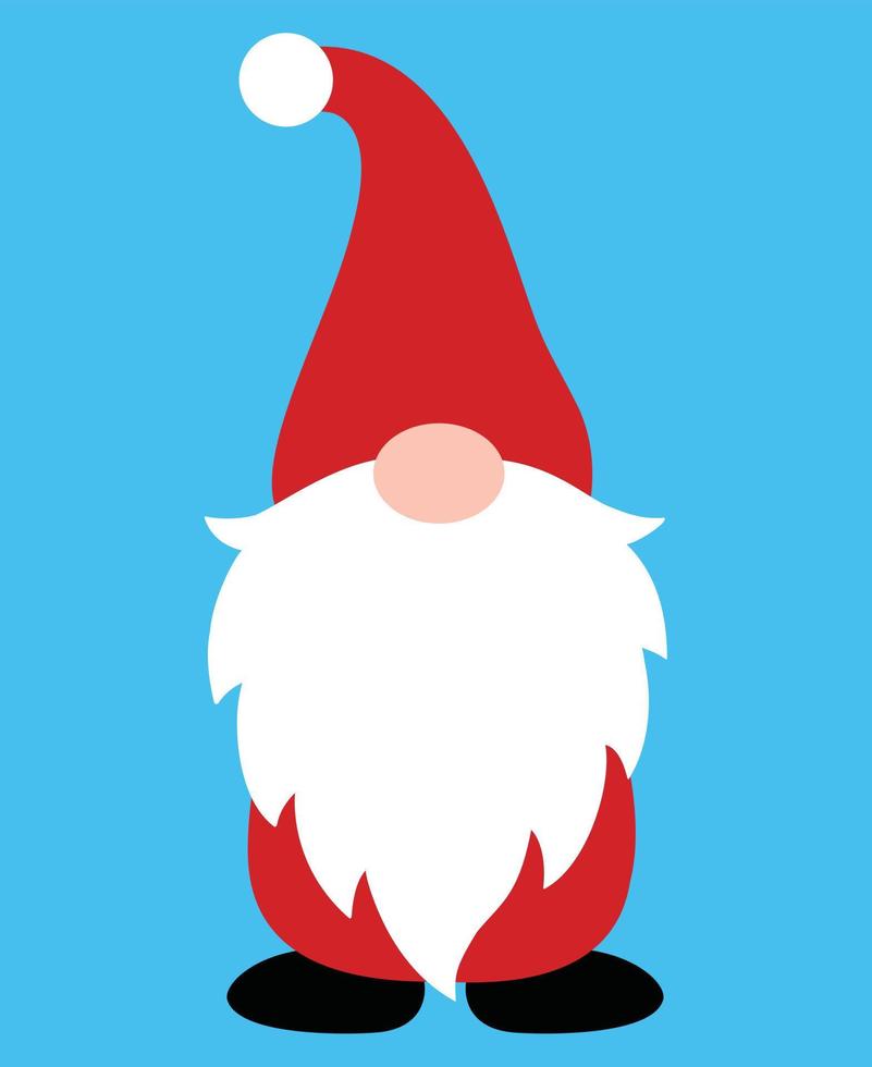 kabouter 13 vector, kerst vector, santa vector