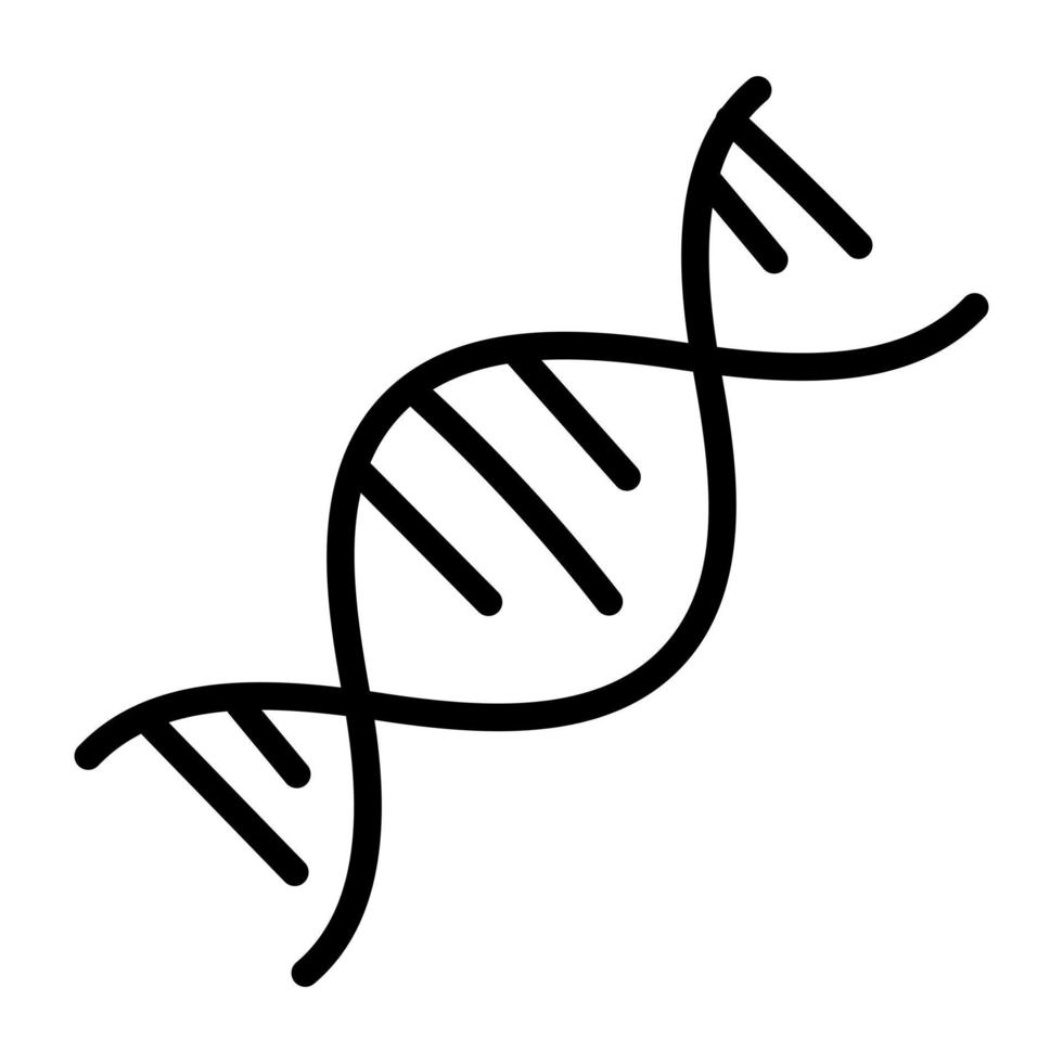 een perfecte ontwerpvector van deoxyribonucleïnezuur vector