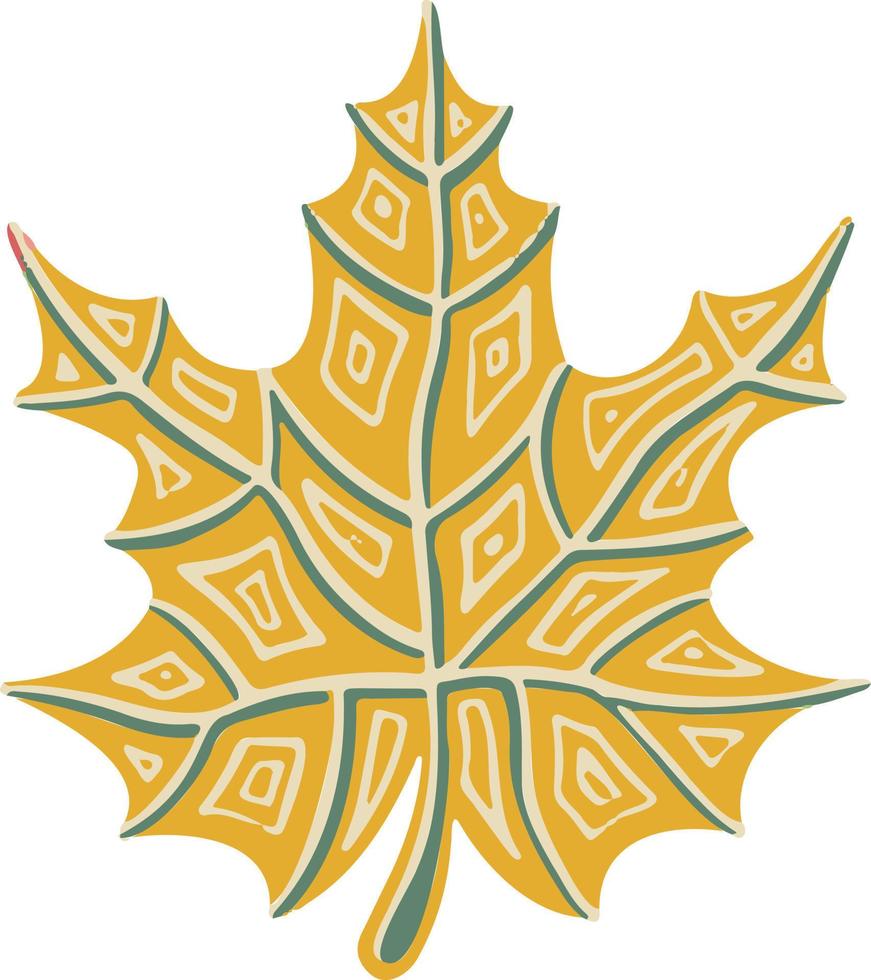 blad plant boom kleurrijke tekening illustratie symbool vector