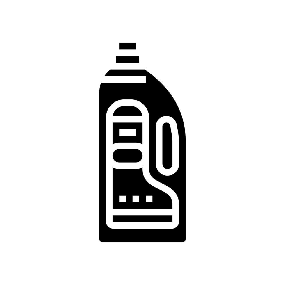 baby poeder fles glyph pictogram vectorillustratie vector