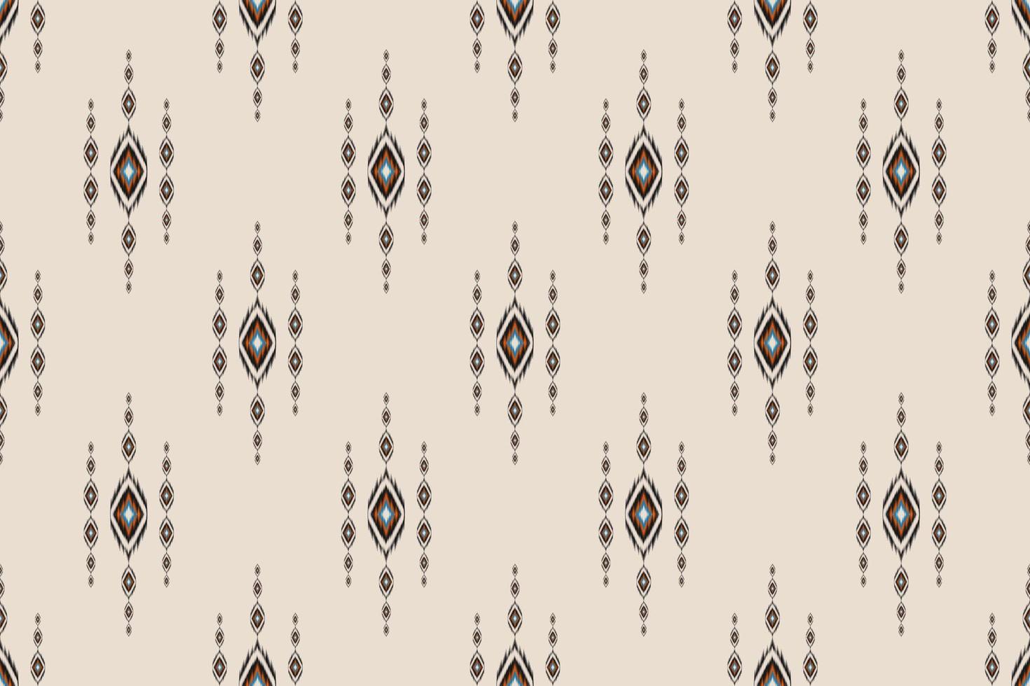 etnische oosterse ikat naadloze patroon traditioneel. stof Indiase stijl. ontwerp voor achtergrond, behang, vectorillustratie, stof, kleding, tapijt, textiel, batik, borduurwerk. vector