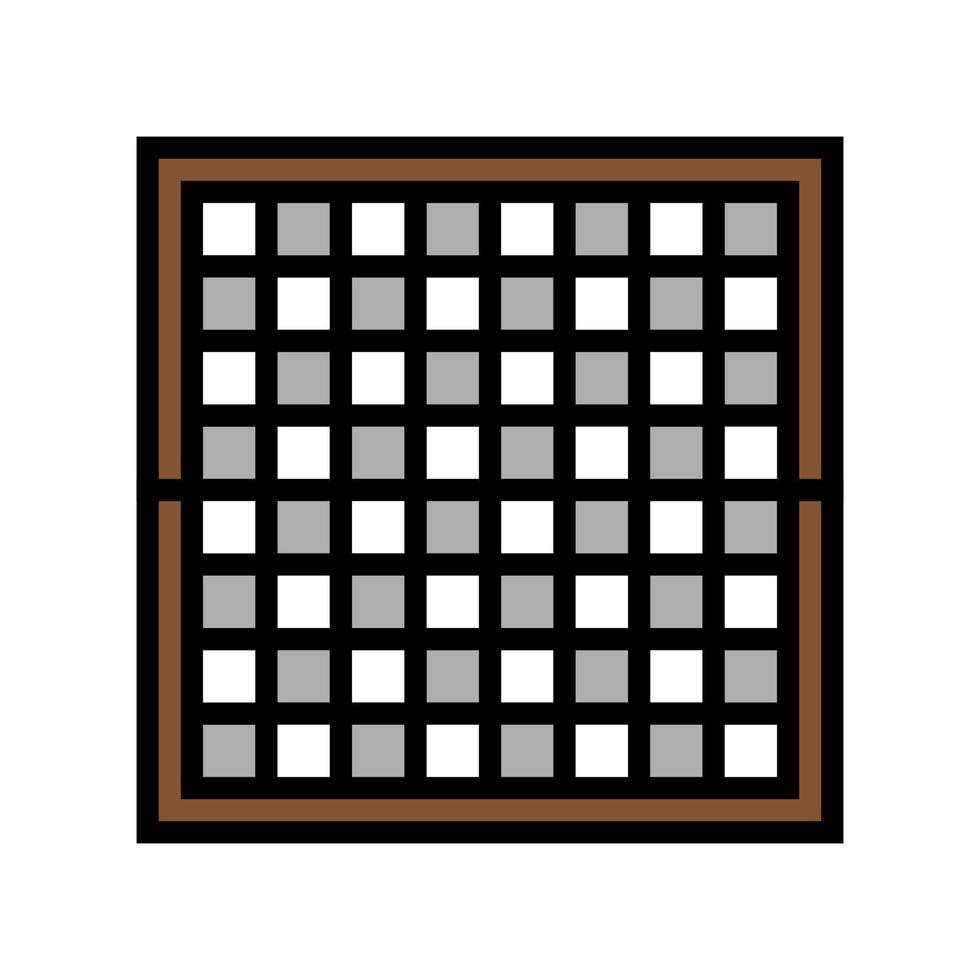 schaakspel kleur pictogram vectorillustratie vector