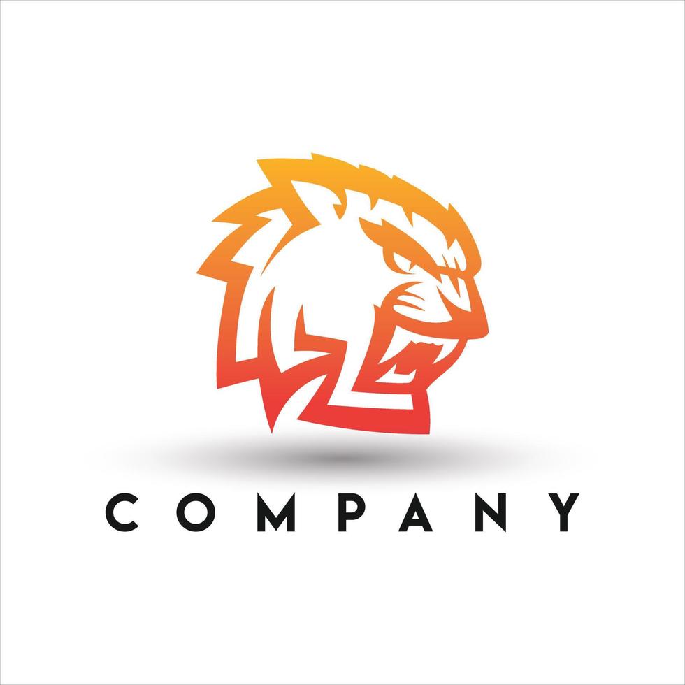 boos tijgerlogo. tijger hoofd logo vector