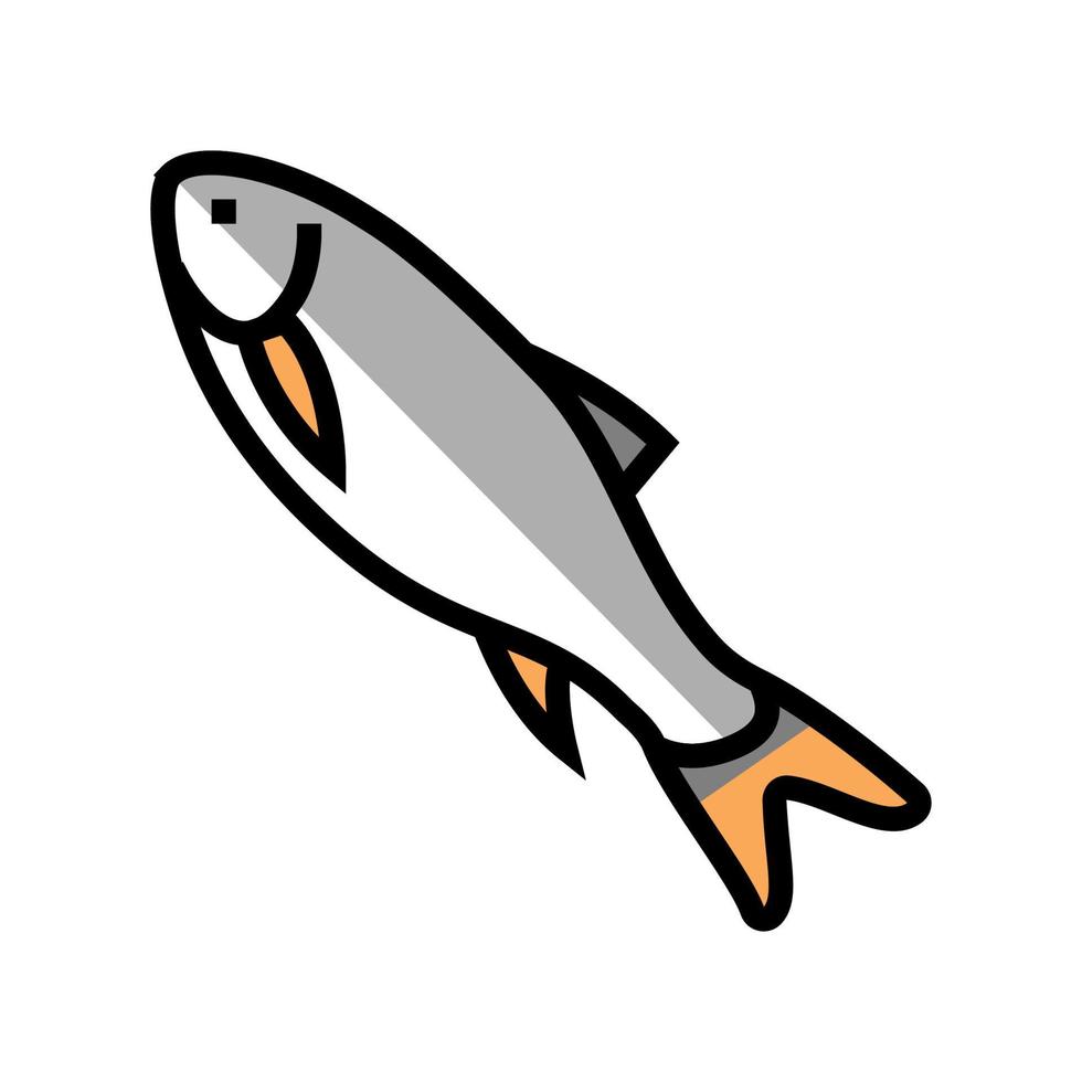 rohu vis kleur pictogram vectorillustratie vector