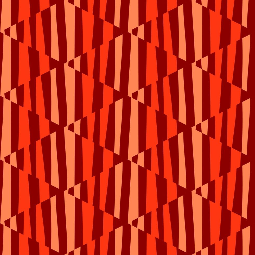 mozaïek van gestreepte geometrische naadloze patroon. decoratieve abstracte lijnen sieraad. vector