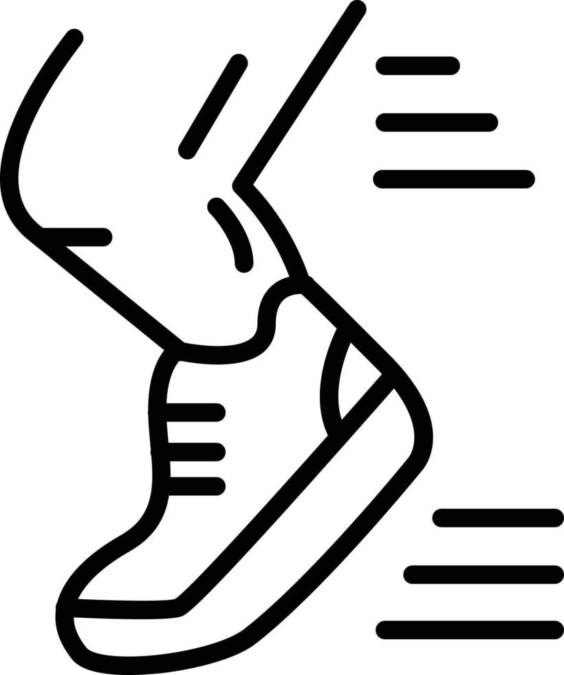 pictogram joggen lijn vector