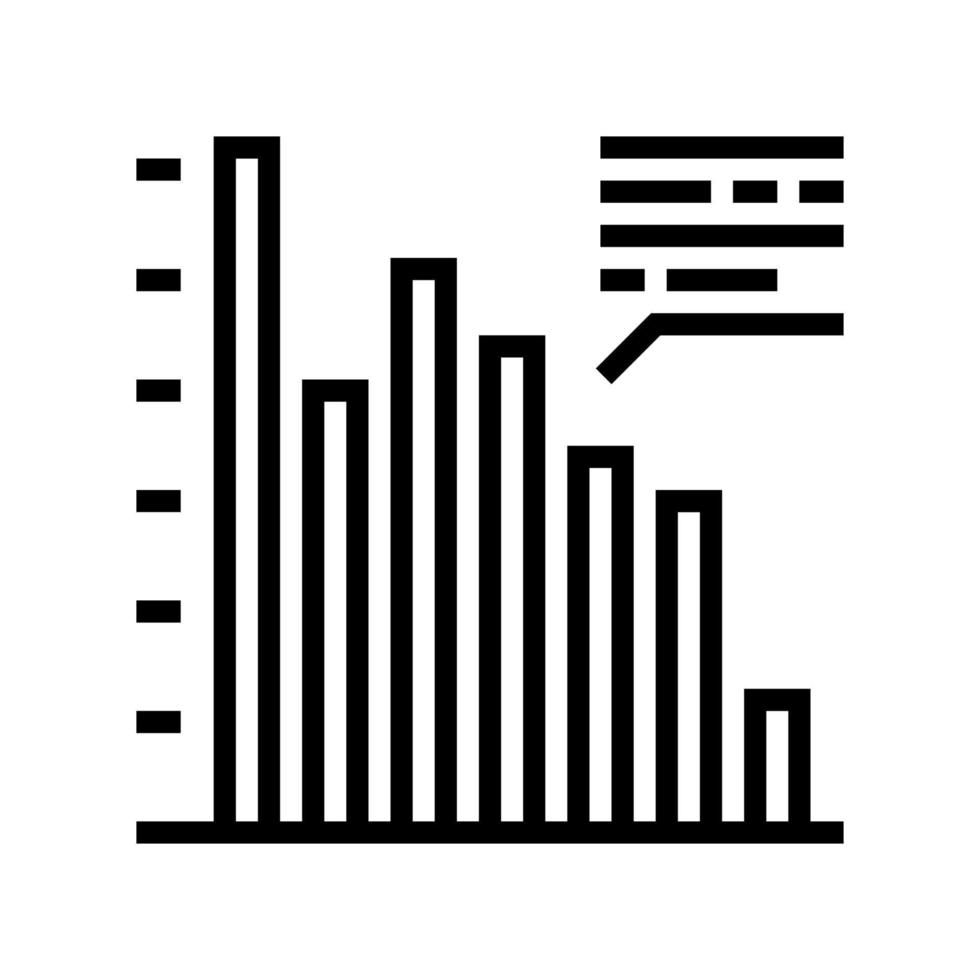 winst infographic lijn pictogram vectorillustratie vector