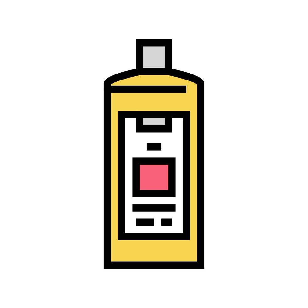 kleur veilig wasmiddel kleur pictogram vectorillustratie vector