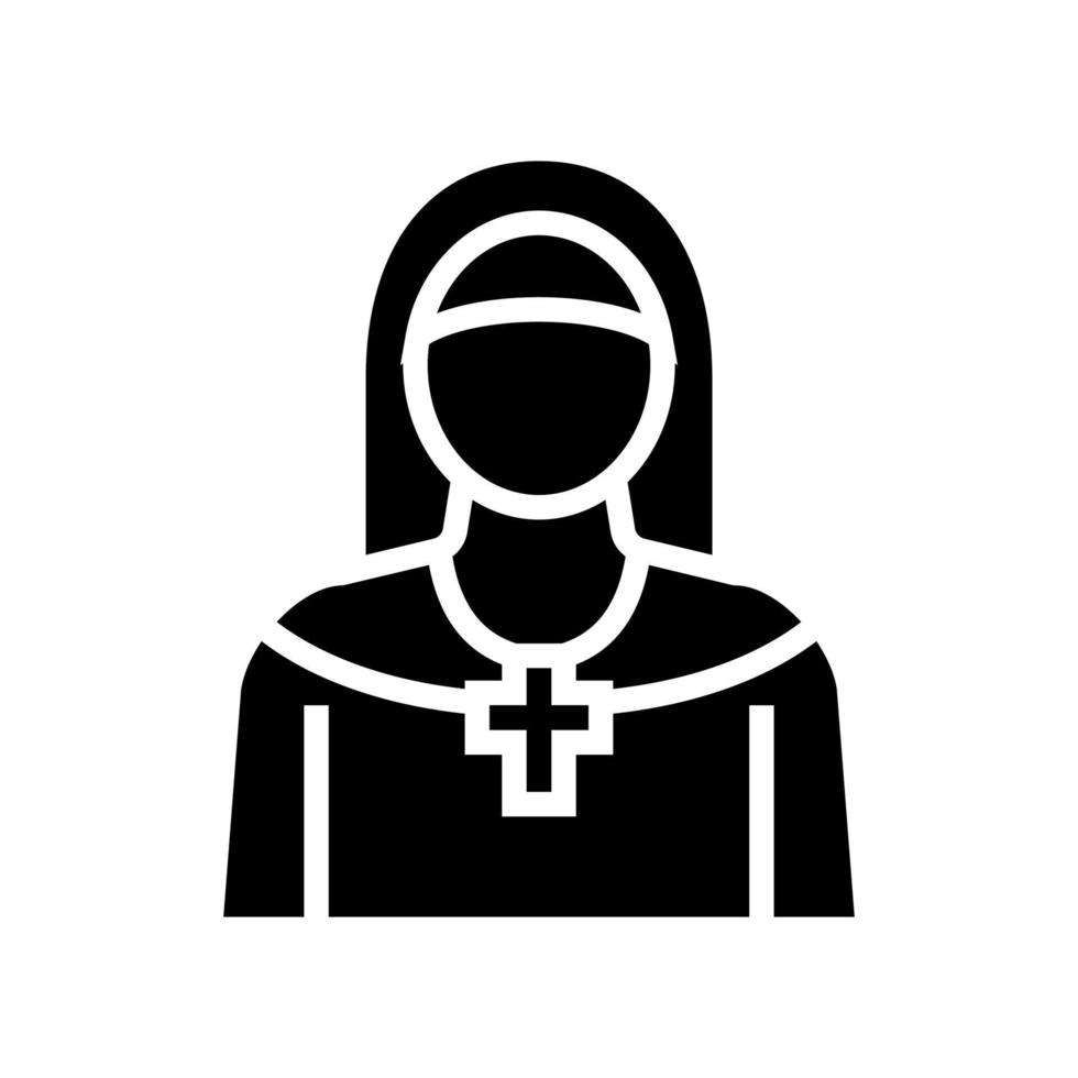 non christendom glyph pictogram vectorillustratie vector