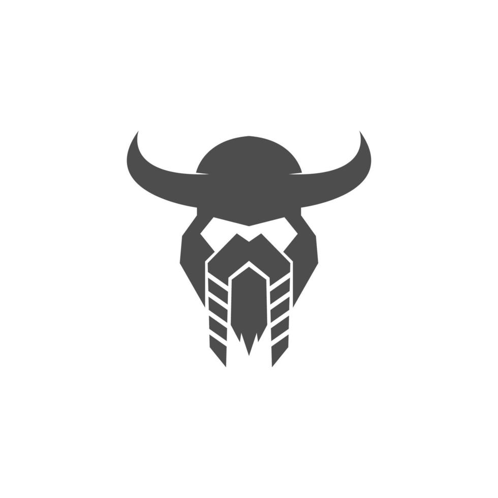 viking pictogram logo ontwerp vector