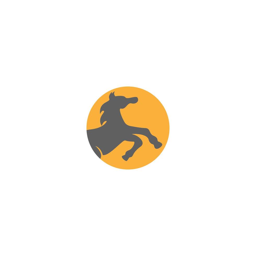 paard pictogram vectorillustratie vector