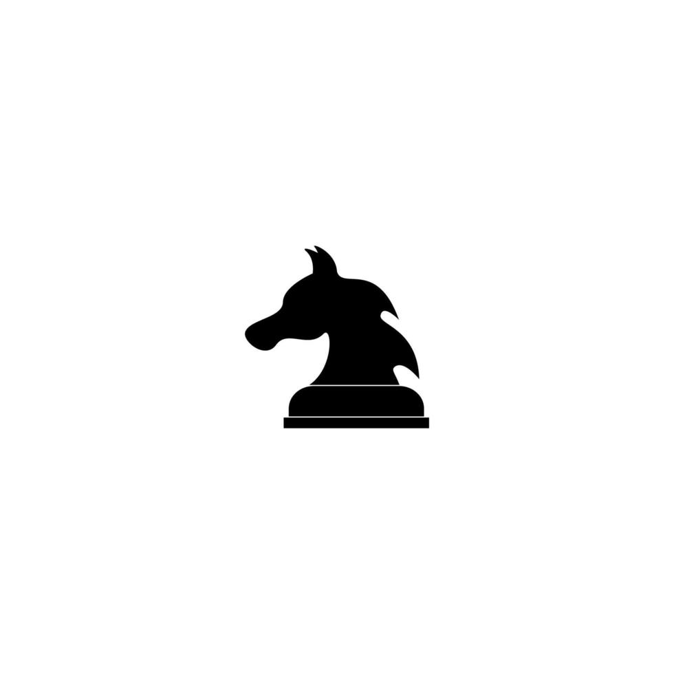 paard pictogram vectorillustratie vector