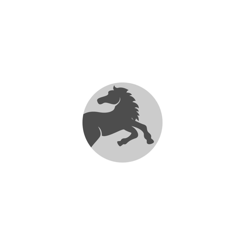 paard pictogram vectorillustratie vector