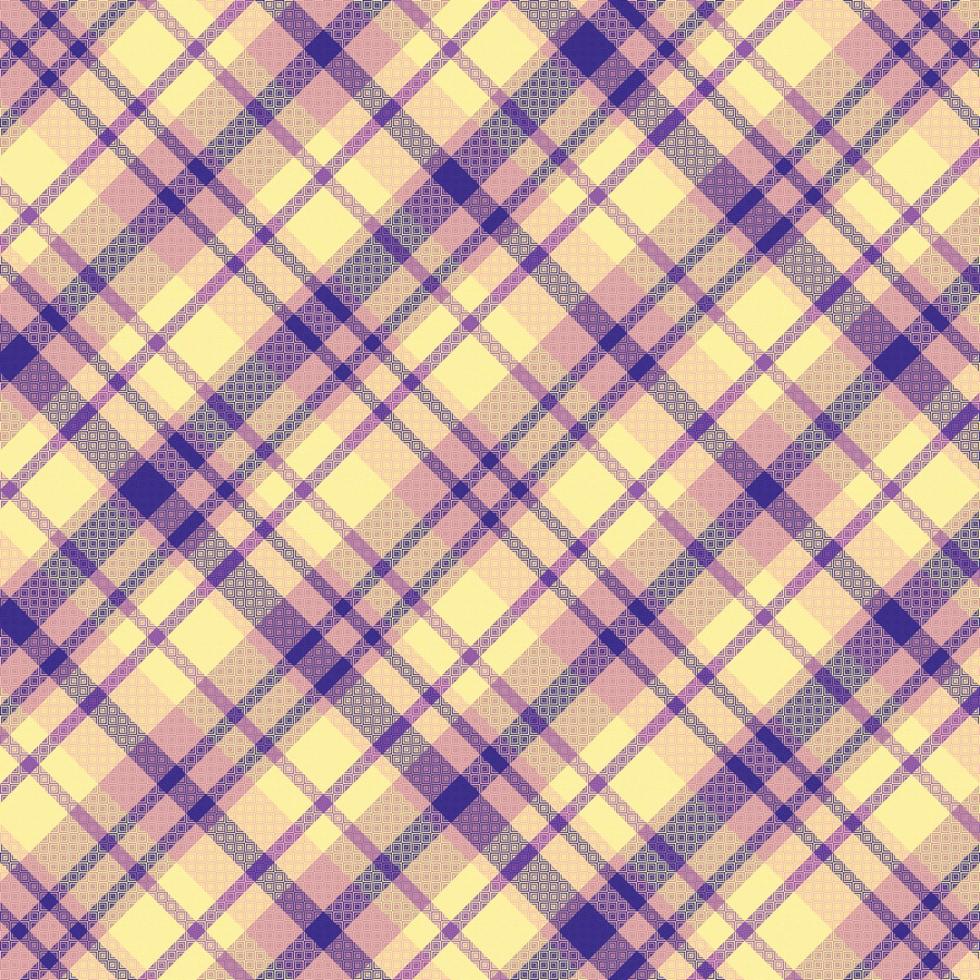 tartan geruite patroon met textuur en trouwkleur. vector