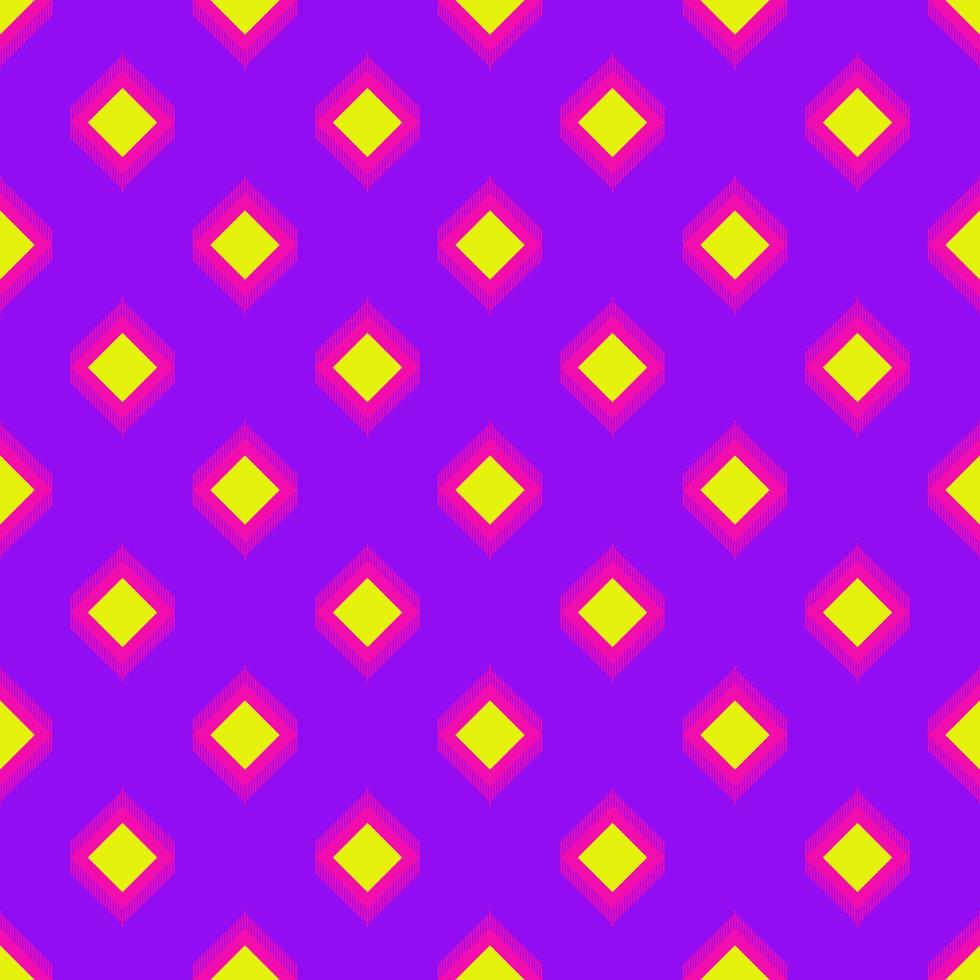 aziatisch ikat geometrisch geweven patroon vector