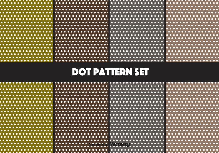 Aardrijke Vector Dot Pattern Set