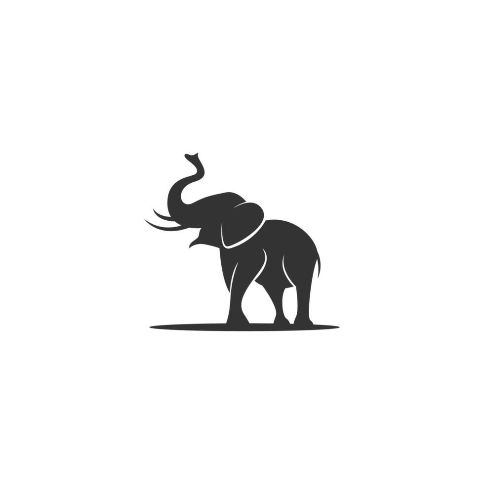 olifant pictogram logo ontwerp illustratie vector