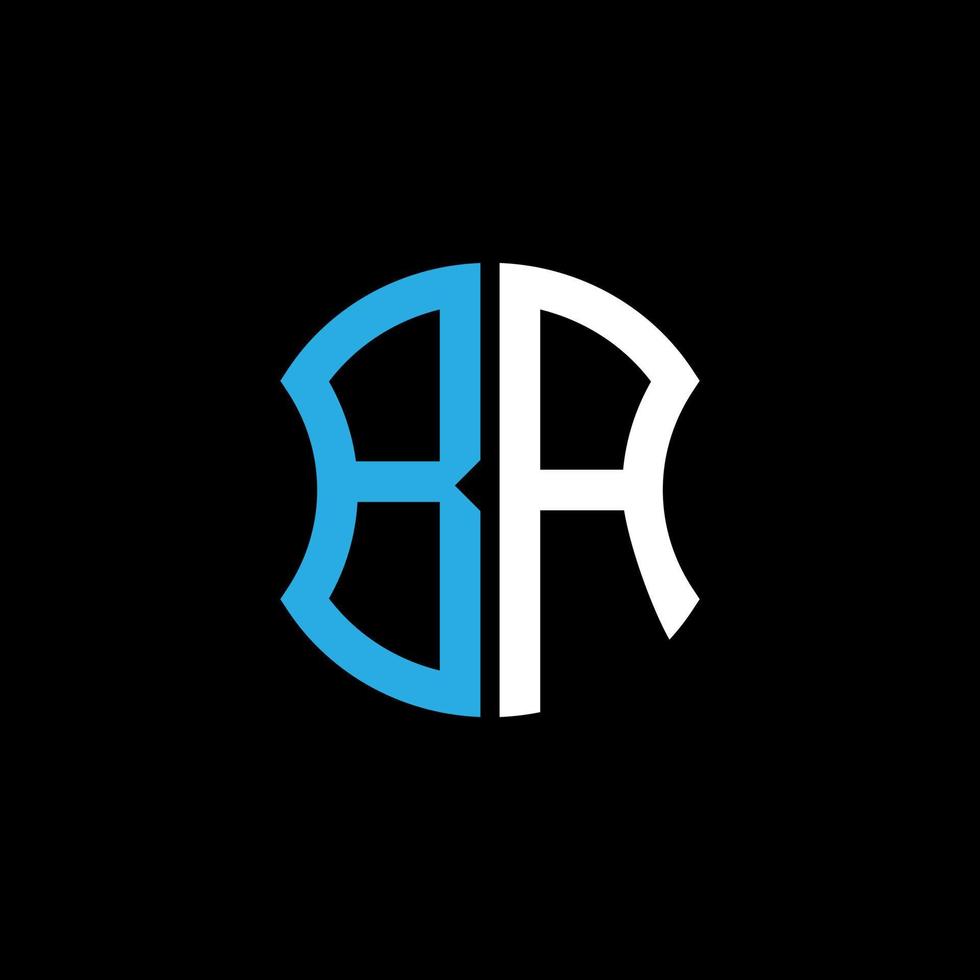 ba letter logo creatief ontwerp met vectorafbeelding, abc eenvoudig en modern logo-ontwerp. vector