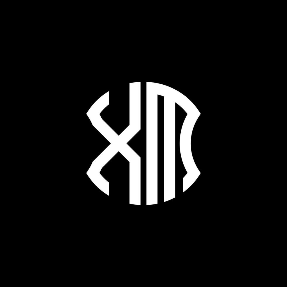 xm letter logo creatief ontwerp met vectorafbeelding, abc eenvoudig en modern logo-ontwerp. vector