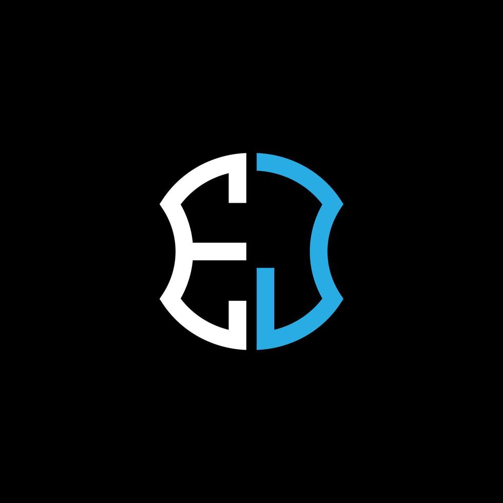 ej letter logo creatief ontwerp met vectorafbeelding, abc eenvoudig en modern logo-ontwerp. vector
