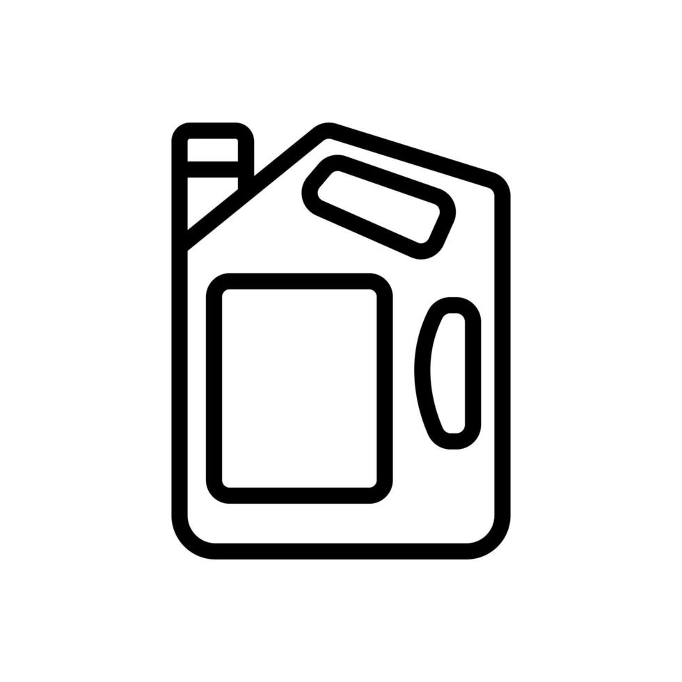 draagbare gasfles pictogram vector overzicht illustratie