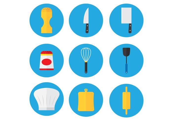 Keuken Set Icon vector