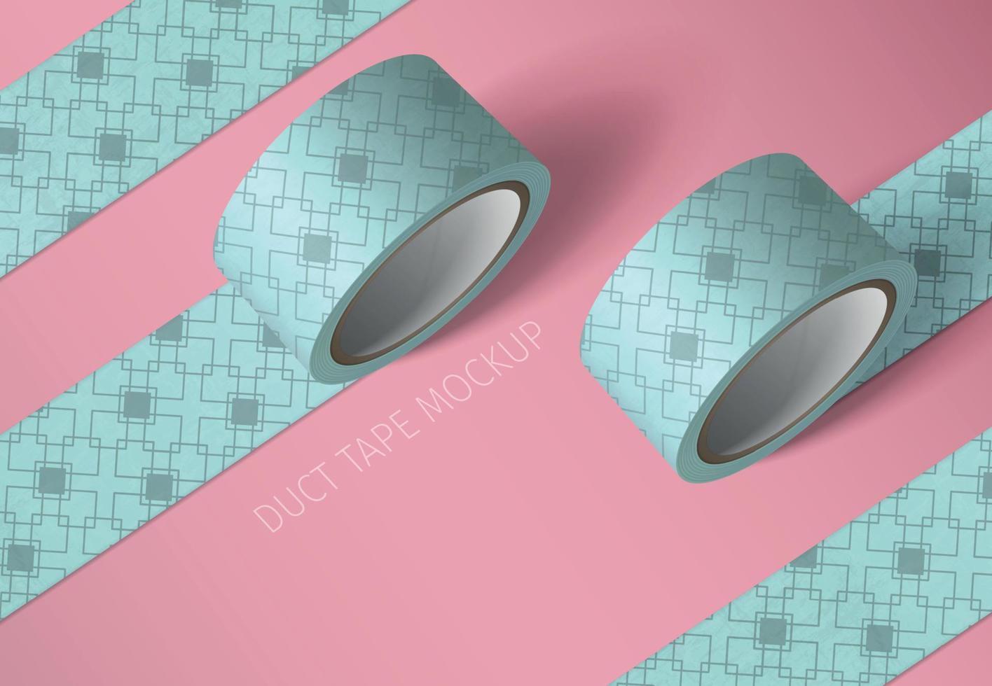 duct tape mockup achtergrond vector