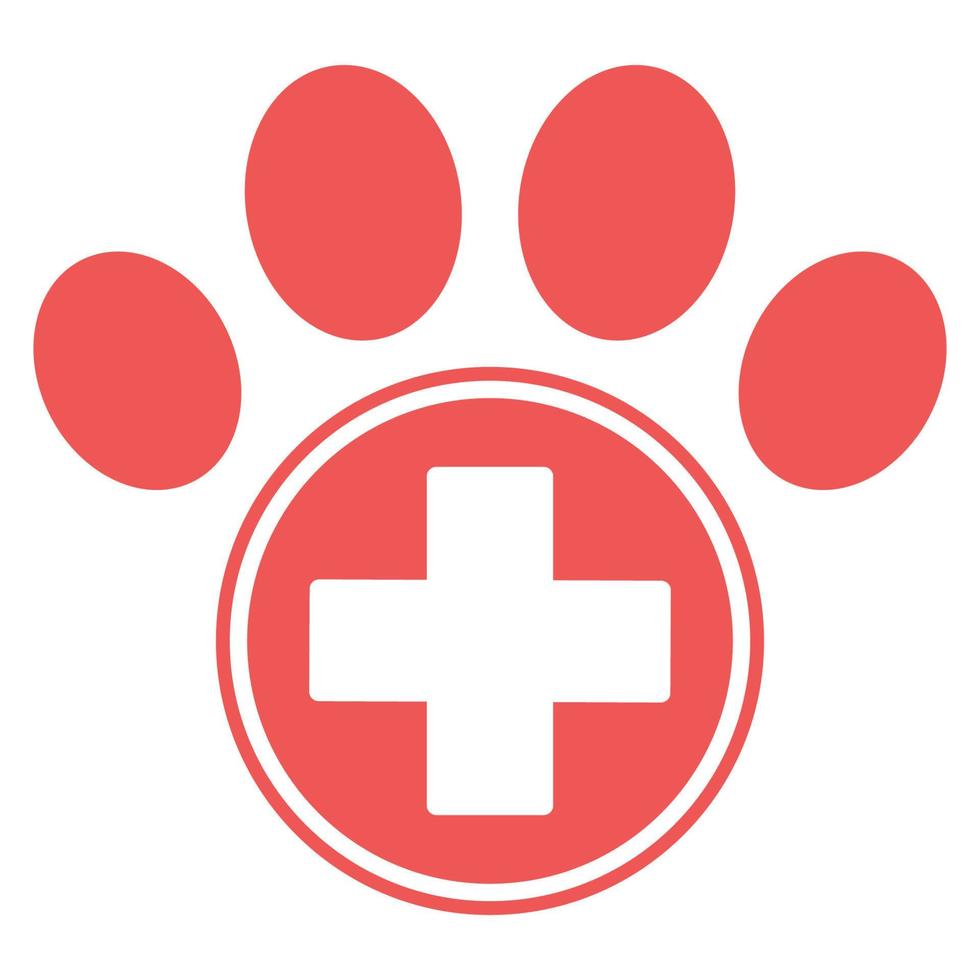 veterinaire kliniek logo. vector