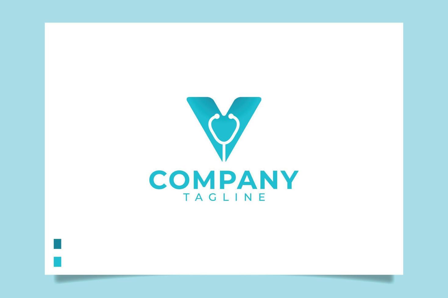 letter v medisch logo voor elk bedrijf, vooral voor medische en gezondheidszorg, apotheek, ziekenhuis, kliniek, enz. vector