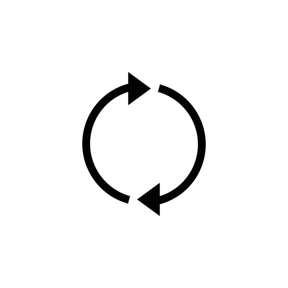 cirkel pijl pictogram vector. cirkel pijl pictogram vectorillustratie vector