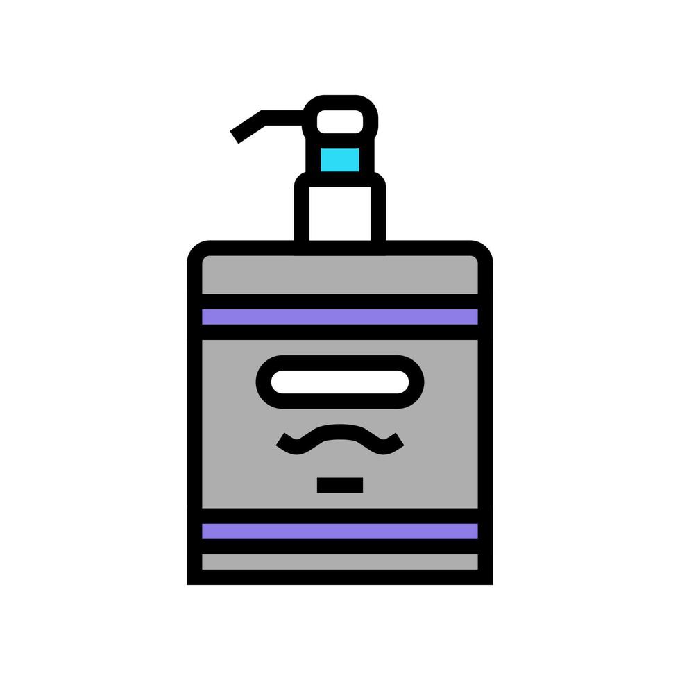 lotion na het scheren kleur pictogram vectorillustratie vector