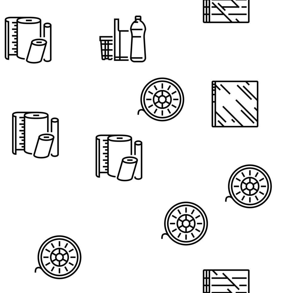 polymeer materiaal industrie goederen vector naadloze patroon