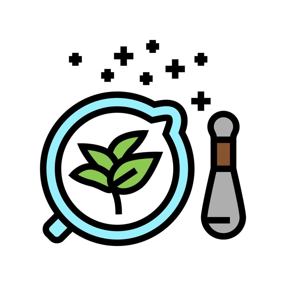 gezonde drank fytotherapie kleur pictogram vectorillustratie vector