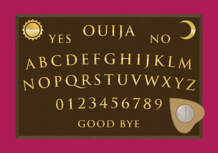 Ouija bord vector