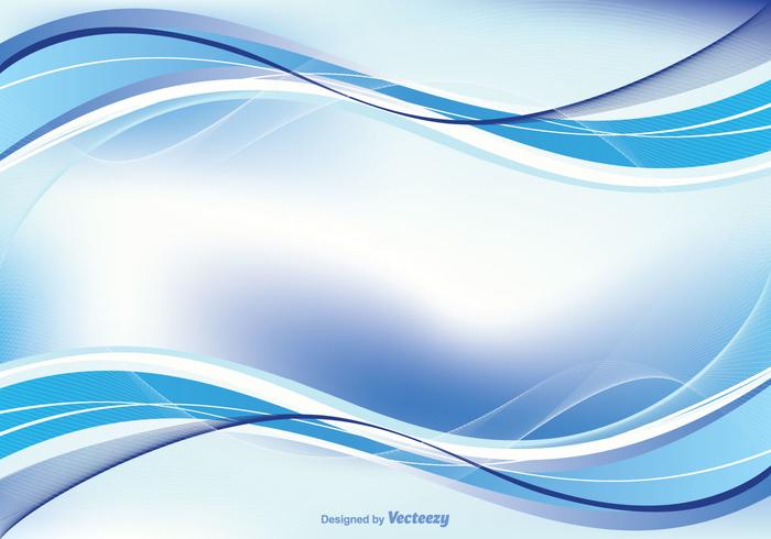 Abstracte Blauwe Werveling Achtergrond Illustratie vector